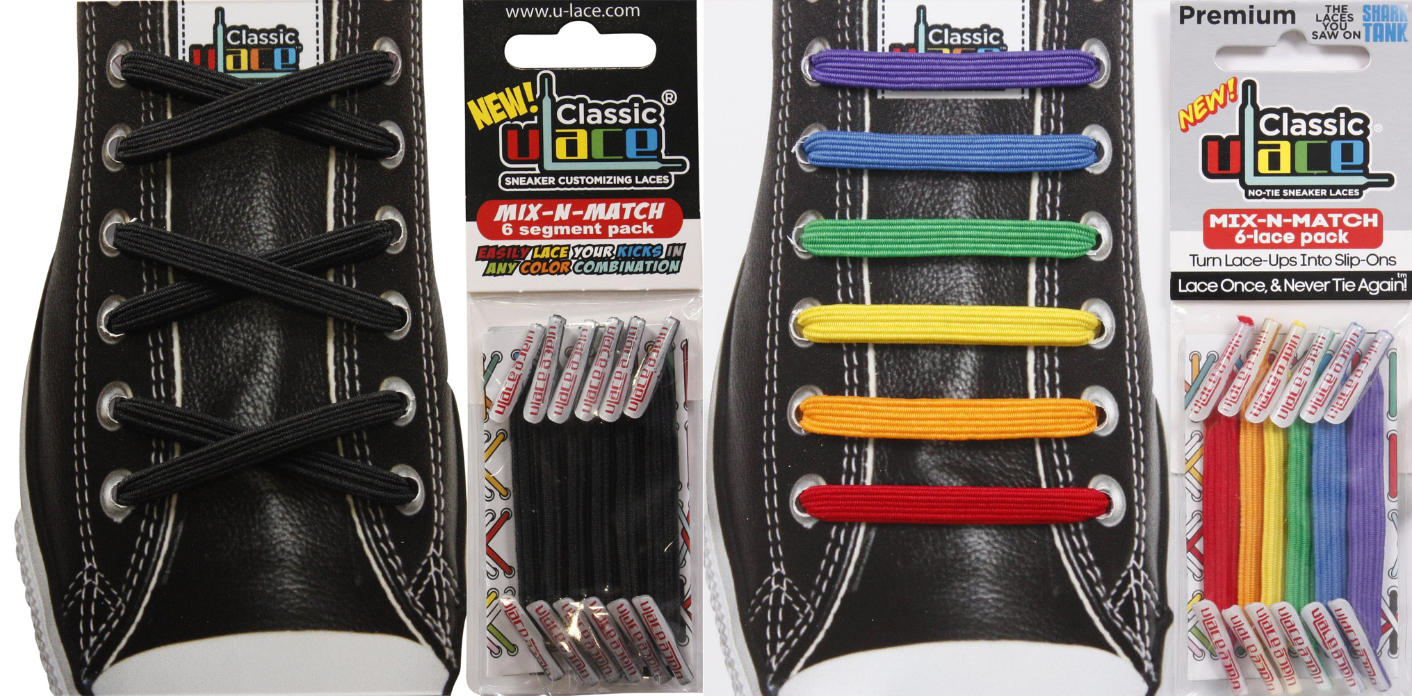 U-LACE NO TIE LACES – CUSTOMIZE YOUR SNEAKERS