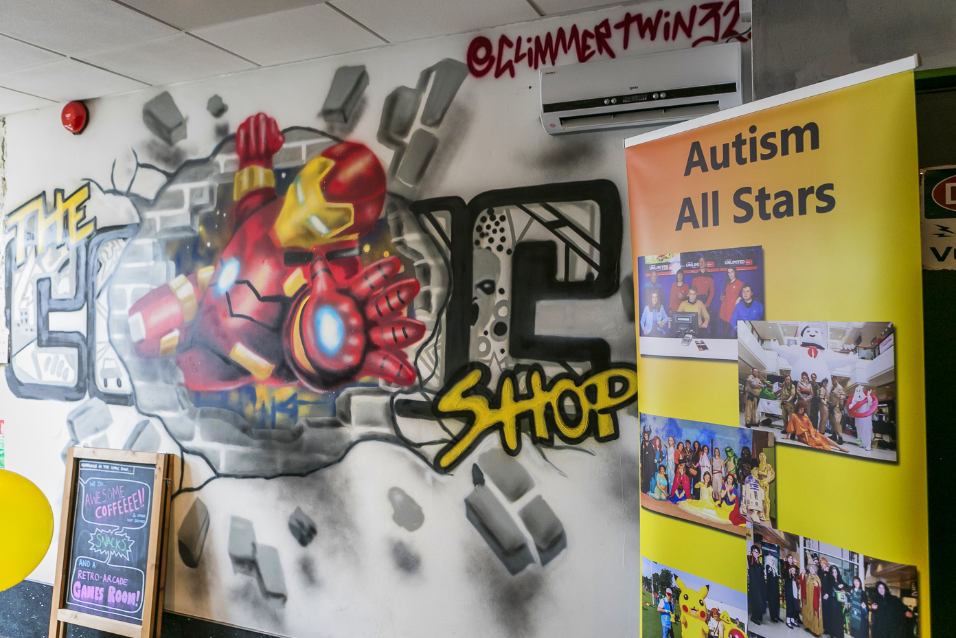 Aspergers, autism, Autism All Stars, autism awareness, characters, charity, cinema, Cineworld, cosplay, diversity, events, sussex, crawley, west sussex, the comic shop, gaming, arcade, coffee shop,