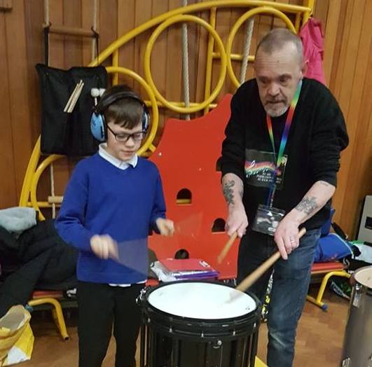 Autism All Stars, Ringmasters Tale, Aspergers, autism, disability, diversity, parenting, special needs, autism awareness, autism acceptance, autism parents, Nev Latimer, Luke Latimer, Iris Latimer, Inspiration Drum Line, Cedars Academy, drumming 