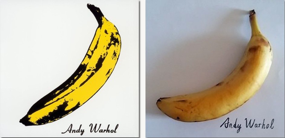 Banana - Andy Warhol / Banana - Chris Ramsay